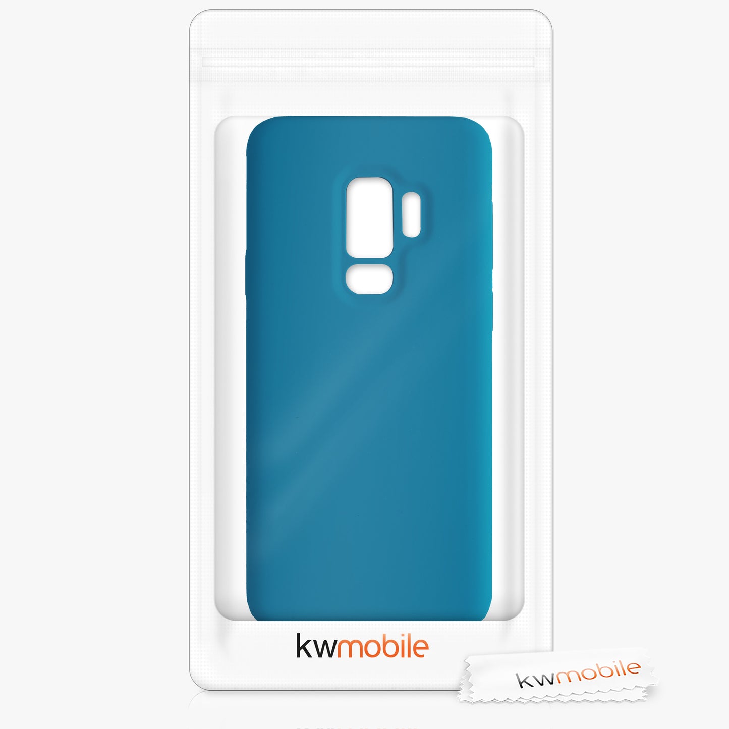 kwmobile Phone Case for Samsung Galaxy S9 Plus Case Silicone Wireless Charging Protective Cover