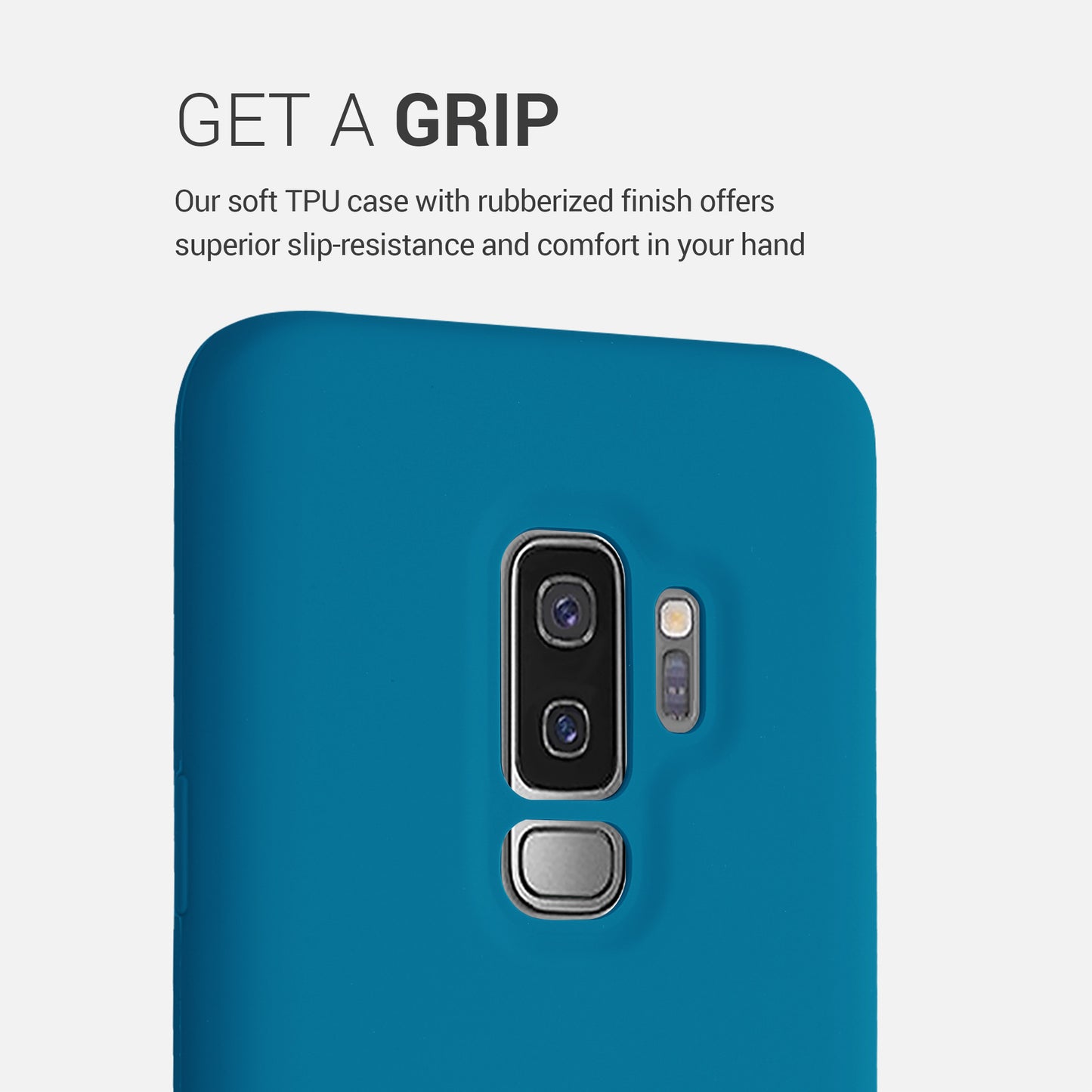 kwmobile Phone Case for Samsung Galaxy S9 Plus Case Silicone Wireless Charging Protective Cover