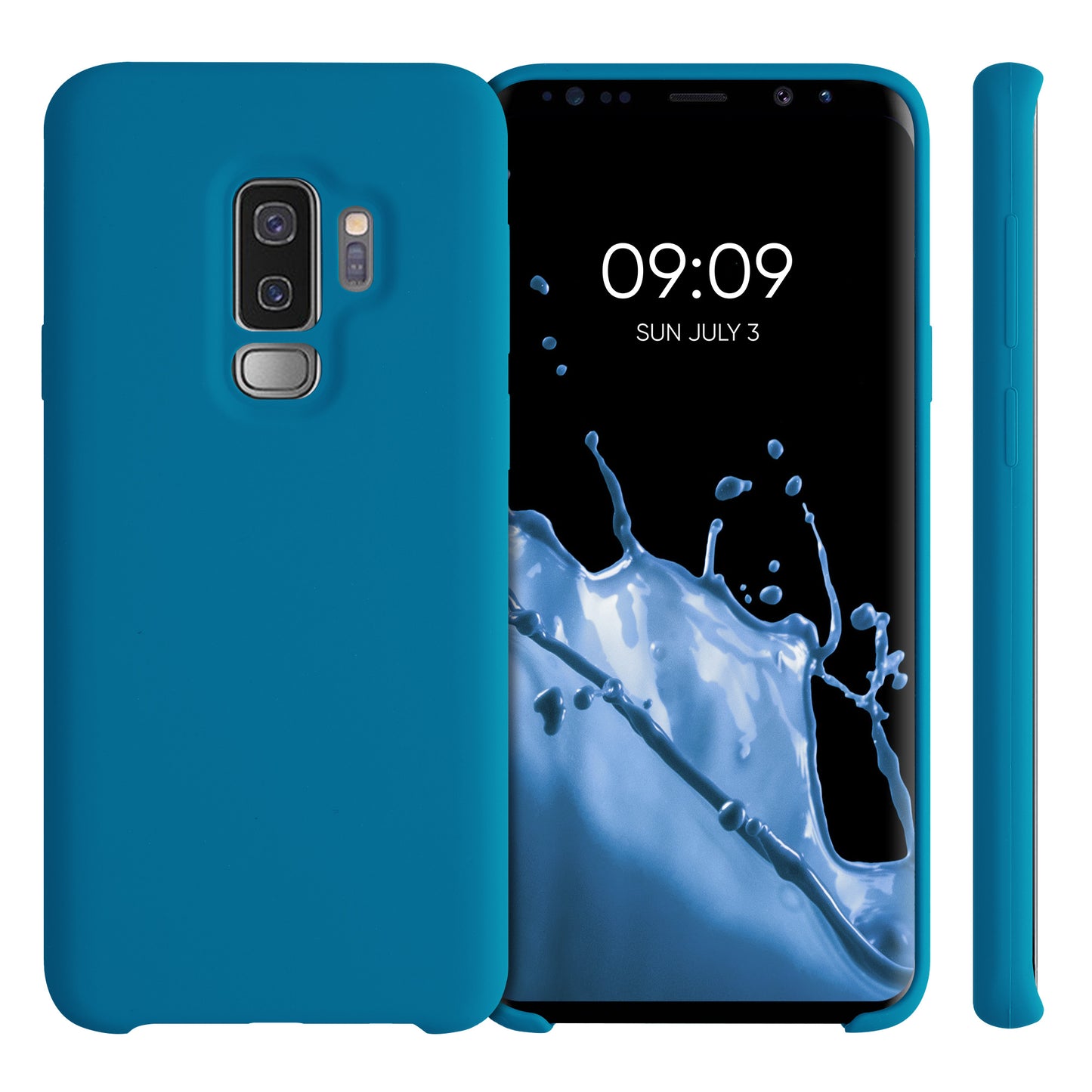 kwmobile Phone Case for Samsung Galaxy S9 Plus Case Silicone Wireless Charging Protective Cover