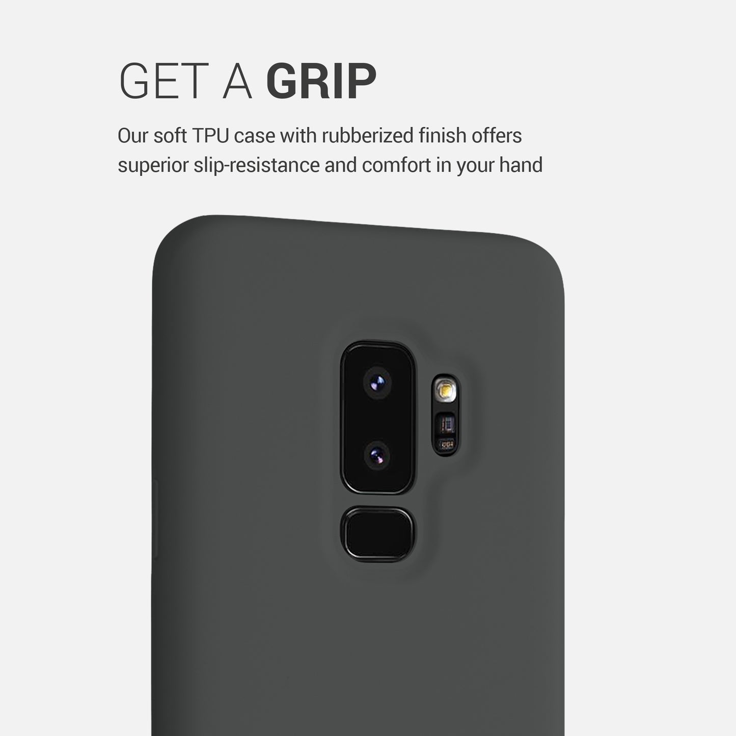 kwmobile Phone Case for Samsung Galaxy S9 Plus Case Silicone Wireless Charging Protective Cover
