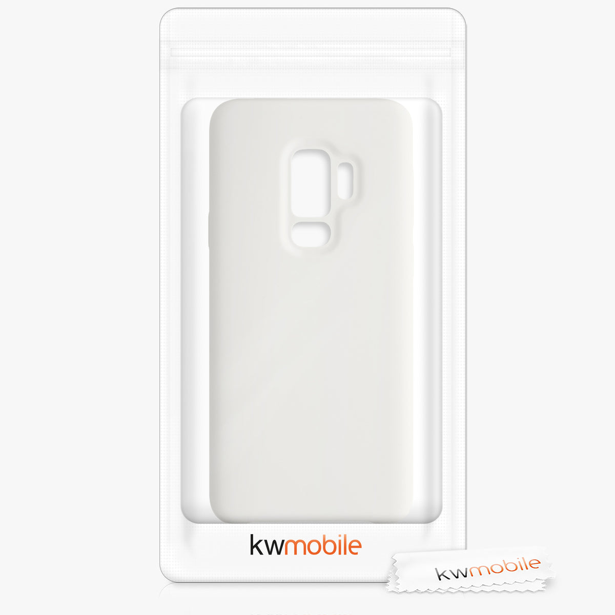 kwmobile Phone Case for Samsung Galaxy S9 Plus Case Silicone Wireless Charging Protective Cover