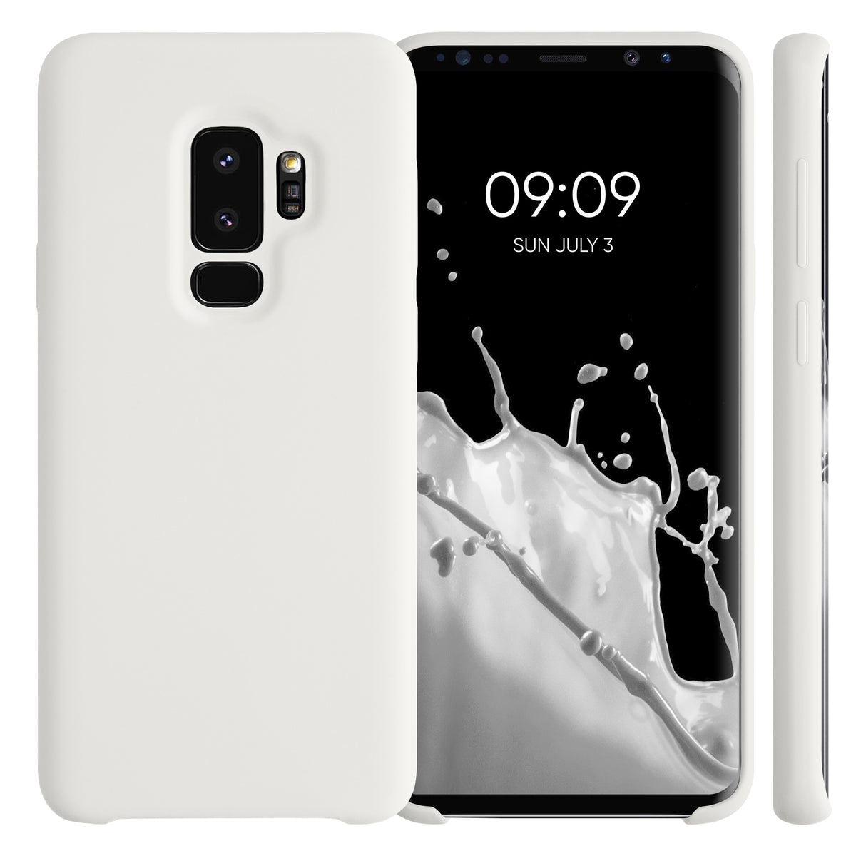 kwmobile Phone Case for Samsung Galaxy S9 Plus Case Silicone Wireless Charging Protective Cover