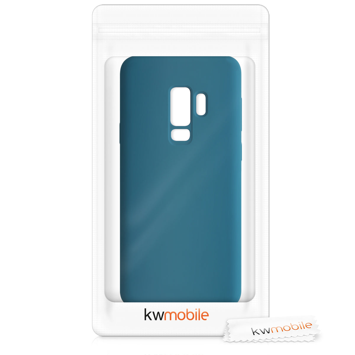 kwmobile Phone Case for Samsung Galaxy S9 Plus Case Silicone Wireless Charging Protective Cover