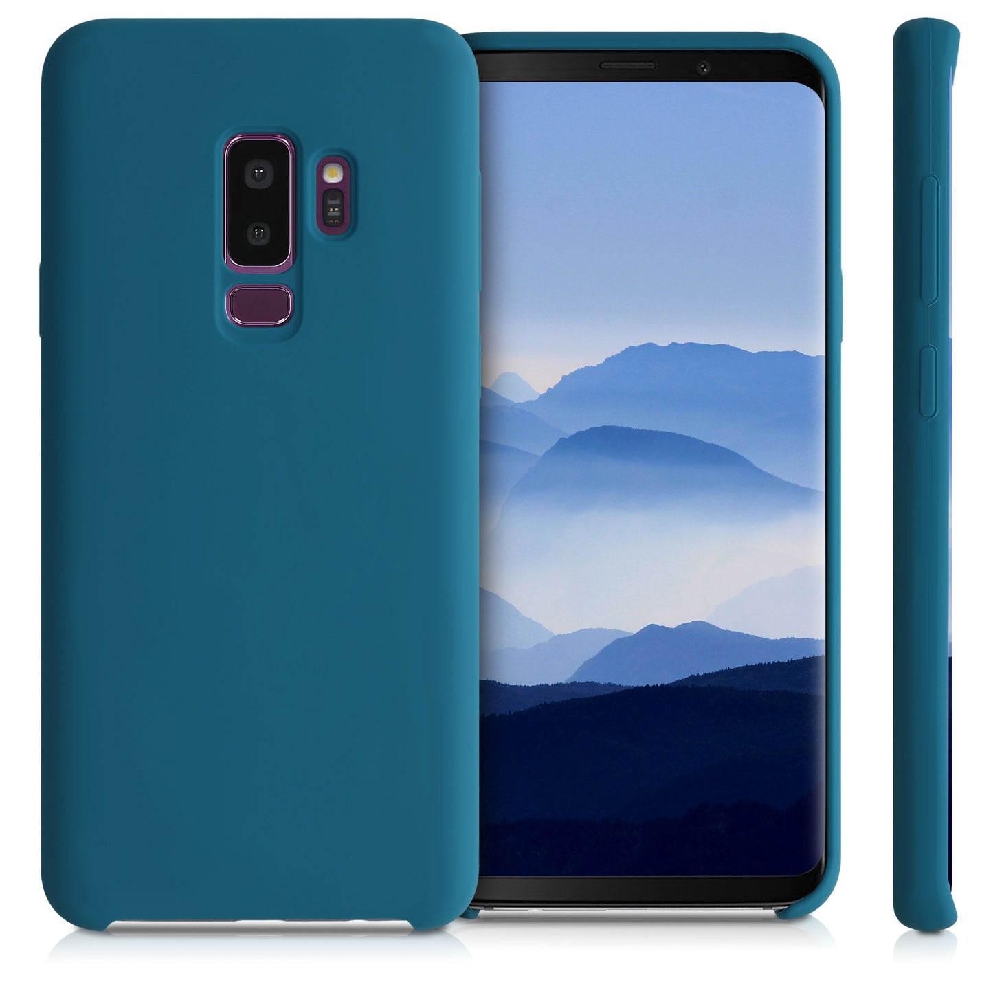 kwmobile Phone Case for Samsung Galaxy S9 Plus Case Silicone Wireless Charging Protective Cover