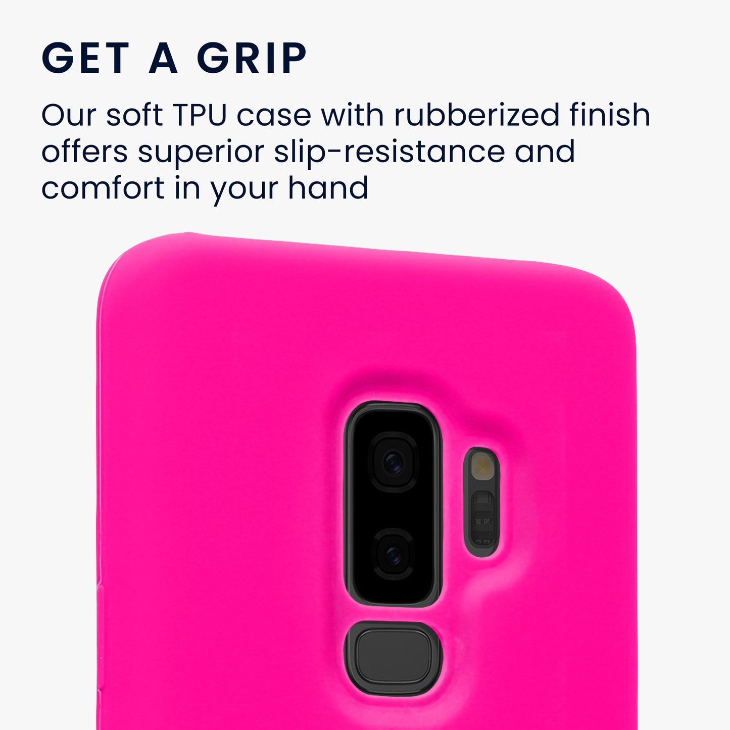 kwmobile Phone Case for Samsung Galaxy S9 Plus Case Silicone Wireless Charging Protective Cover