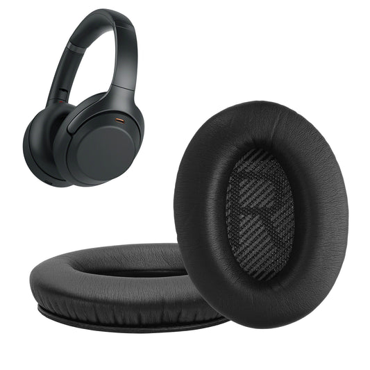kwmobile 2x Ohr Polster für Bose Quietcomfort Ohrpolster - Ersatz Ohrpolster - Kopfhörer Ersatzteile - Kopfhörer Ersatzpolster für Over Ear Headphones Schwarz  