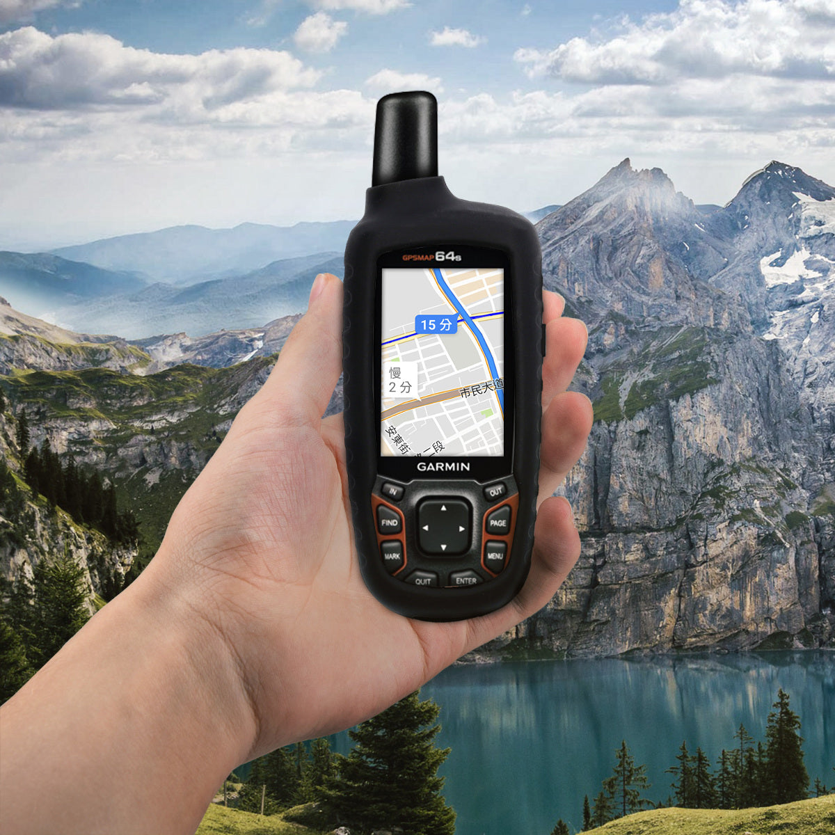 Silicone Case compatible with Garmin GPSMAP 64 / 64s / 64st