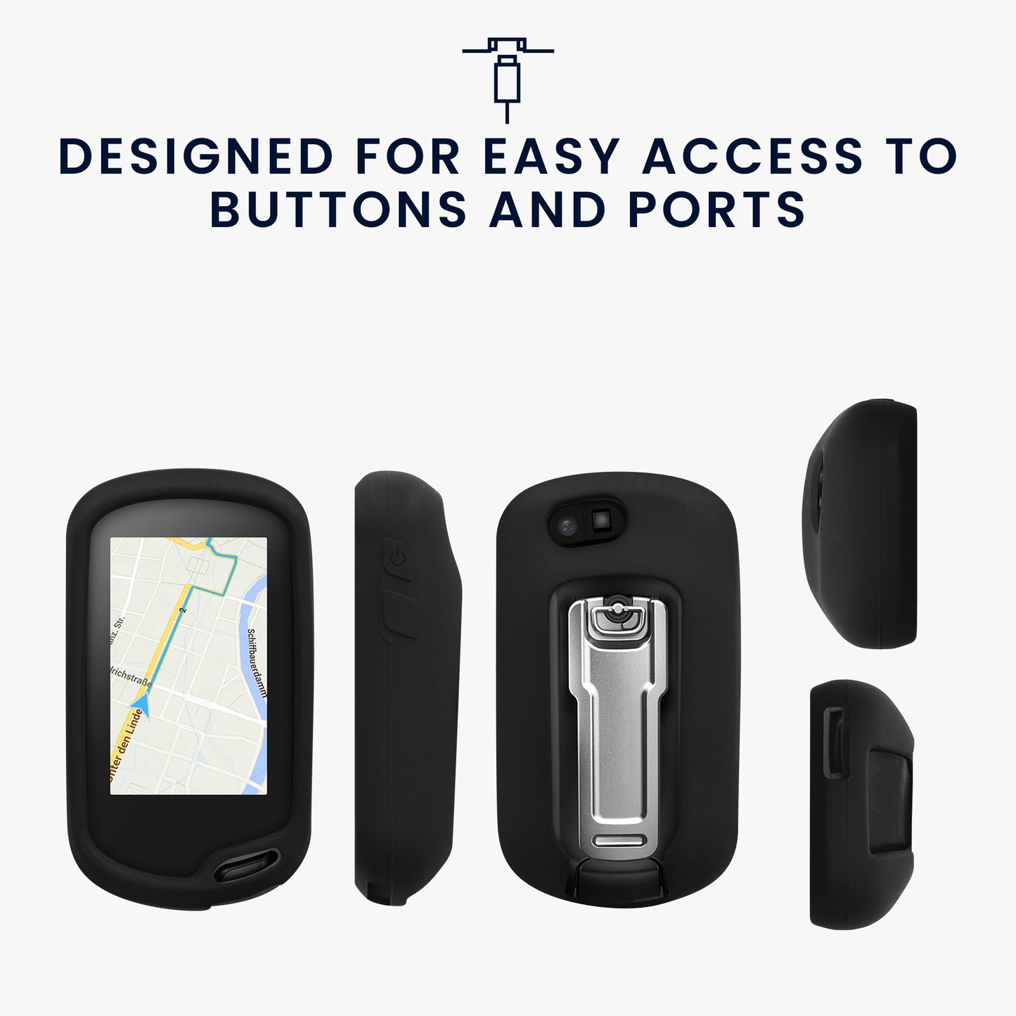 kwmobile Case Compatible with Garmin Oregon 700 / 750t / 600 / 650 - Protective Cover for GPS Handheld Device