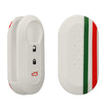 kwmobile Car Key Cover compatible with Fiat Lancia 3-Button Flip Car Key Cover