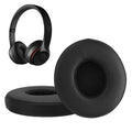 kwmobile 2x Ohr Polster für Beats Solo 2 Wireless / Solo 3 Wireless Ohrpolster - Ersatz Ohrpolster - Kopfhörer Ersatzteile - Kopfhörer Ersatzpolster für Over Ear Headphones Schwarz  