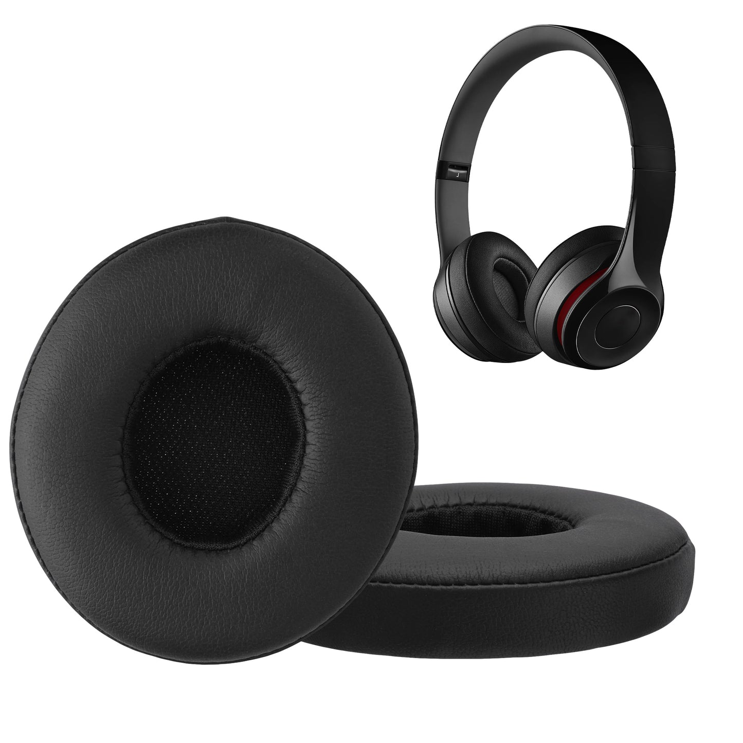 kwmobile Ear Pads for Beats Solo 2 Wireless / Solo 3 Wireless Ear Cushions Replacement Headphone Spare Parts Over Ear Headphones
