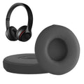 kwmobile 2x Ohr Polster für Beats Solo 2 Wireless / Solo 3 Wireless Ohrpolster - Ersatz Ohrpolster - Kopfhörer Ersatzteile - Kopfhörer Ersatzpolster für Over Ear Headphones Dunkelgrau  
