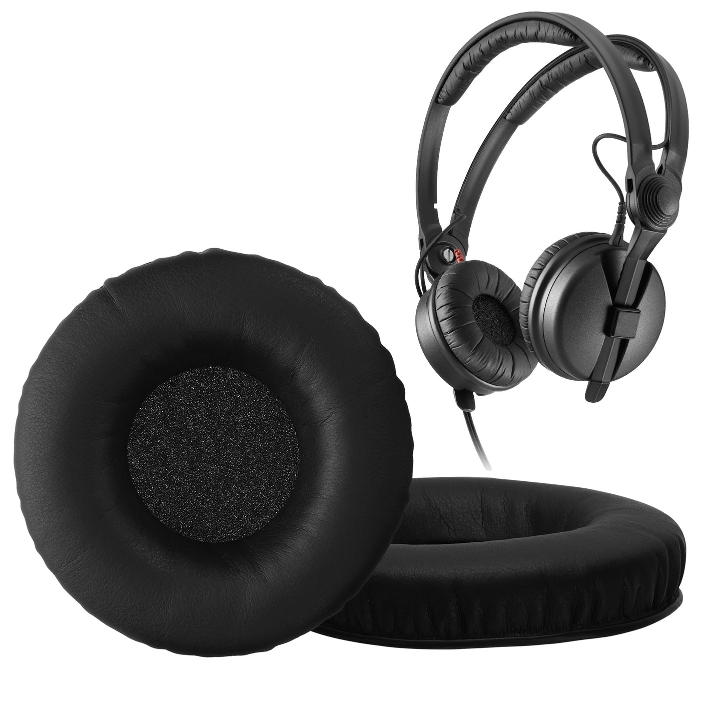 kwmobile Ear Pads for Sennheiser HD25 / HD25-1 II / HD250BT - Replacement Ear Cushions - Headphone Spare Parts - Headphone Replacement Pads for Over Ear Headphones