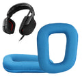 kwmobile 2x Ohr Polster für Logitech G430 / G35 / G930 / F450 Ohrpolster - Ersatz Ohrpolster - Kopfhörer Ersatzteile - Kopfhörer Ersatzpolster für Over Ear Headphones Blau  