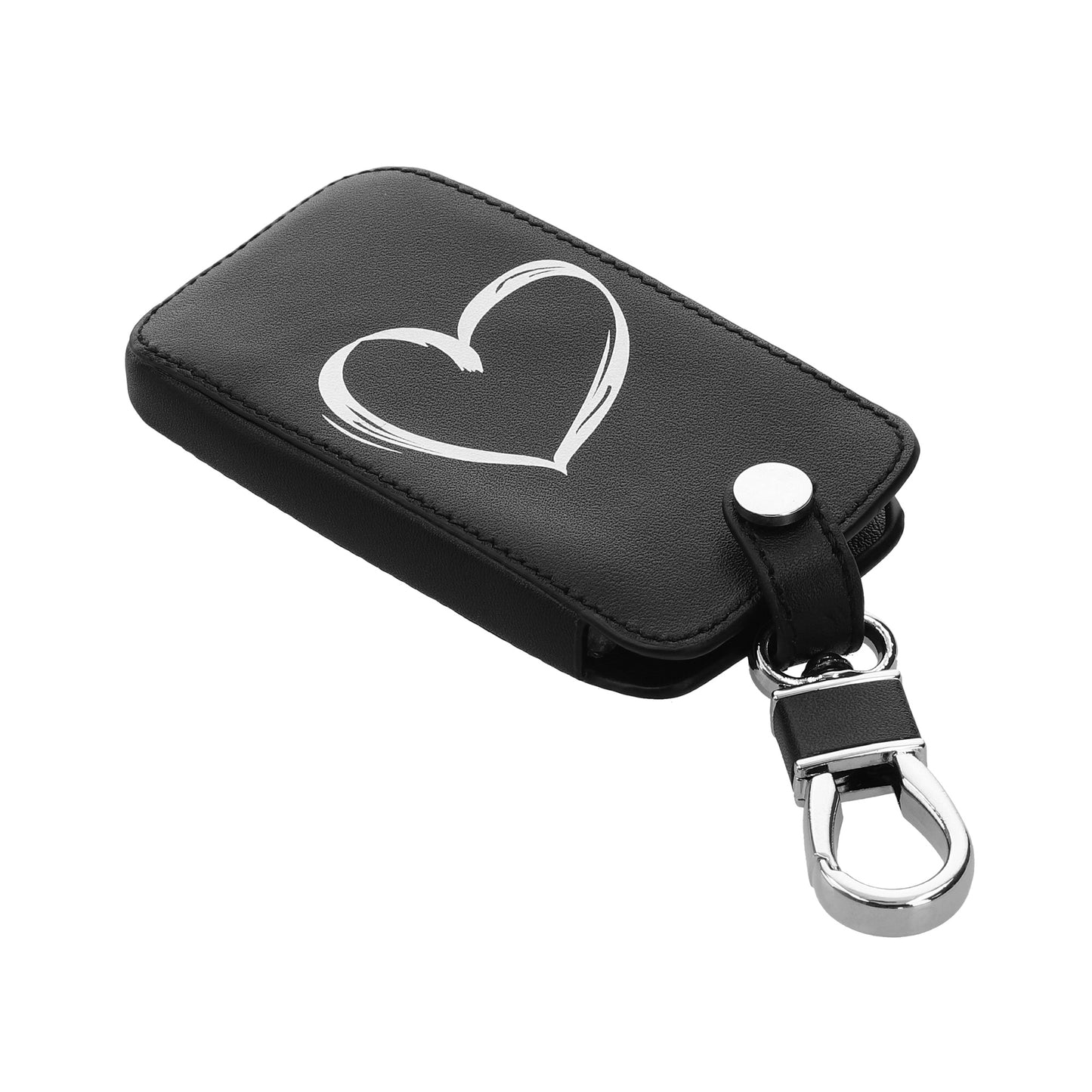 Renault 4-Button Smartkey Keyless Go Faux Leather Car Key Cover