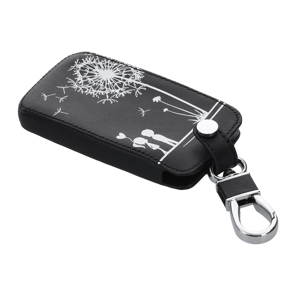 Renault 4-Button Smartkey Keyless Go Faux Leather Car Key Cover