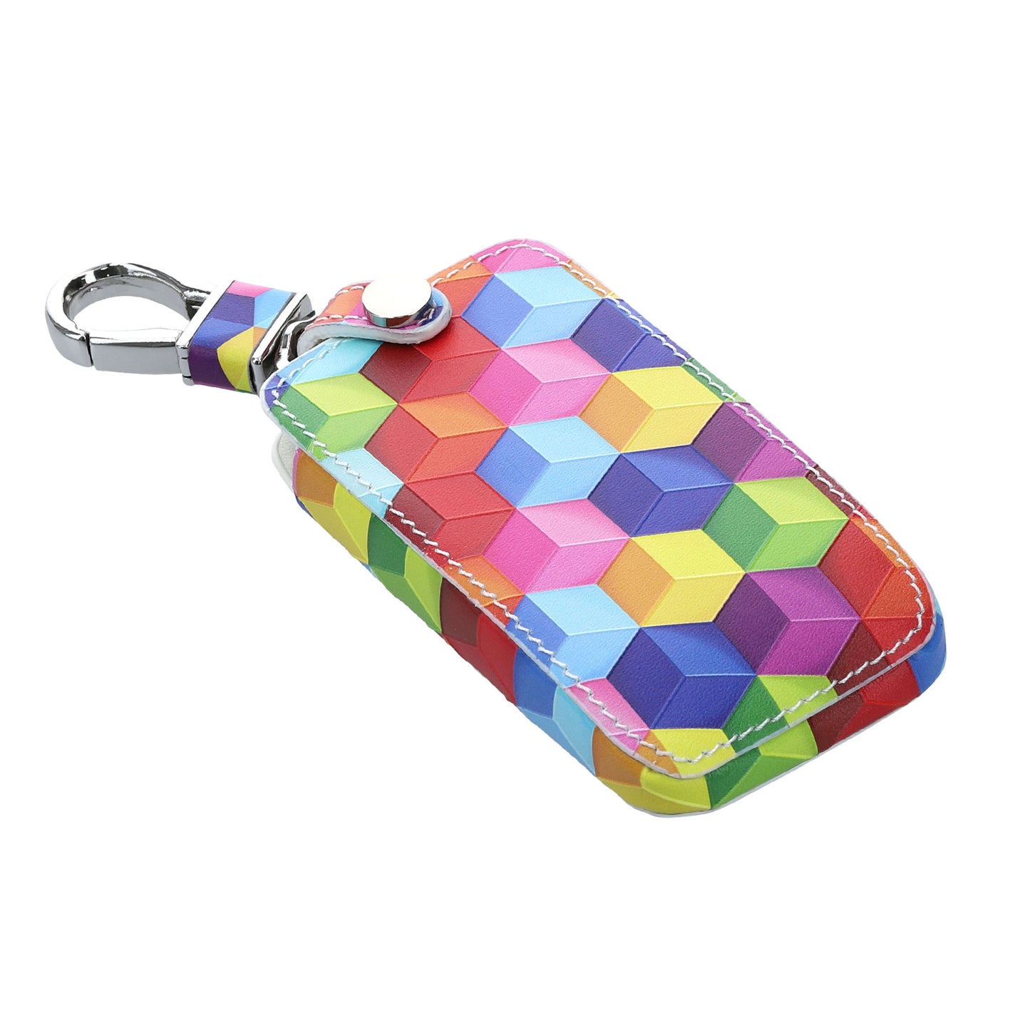 Renault 4-Button Smartkey Keyless Go Faux Leather Car Key Cover