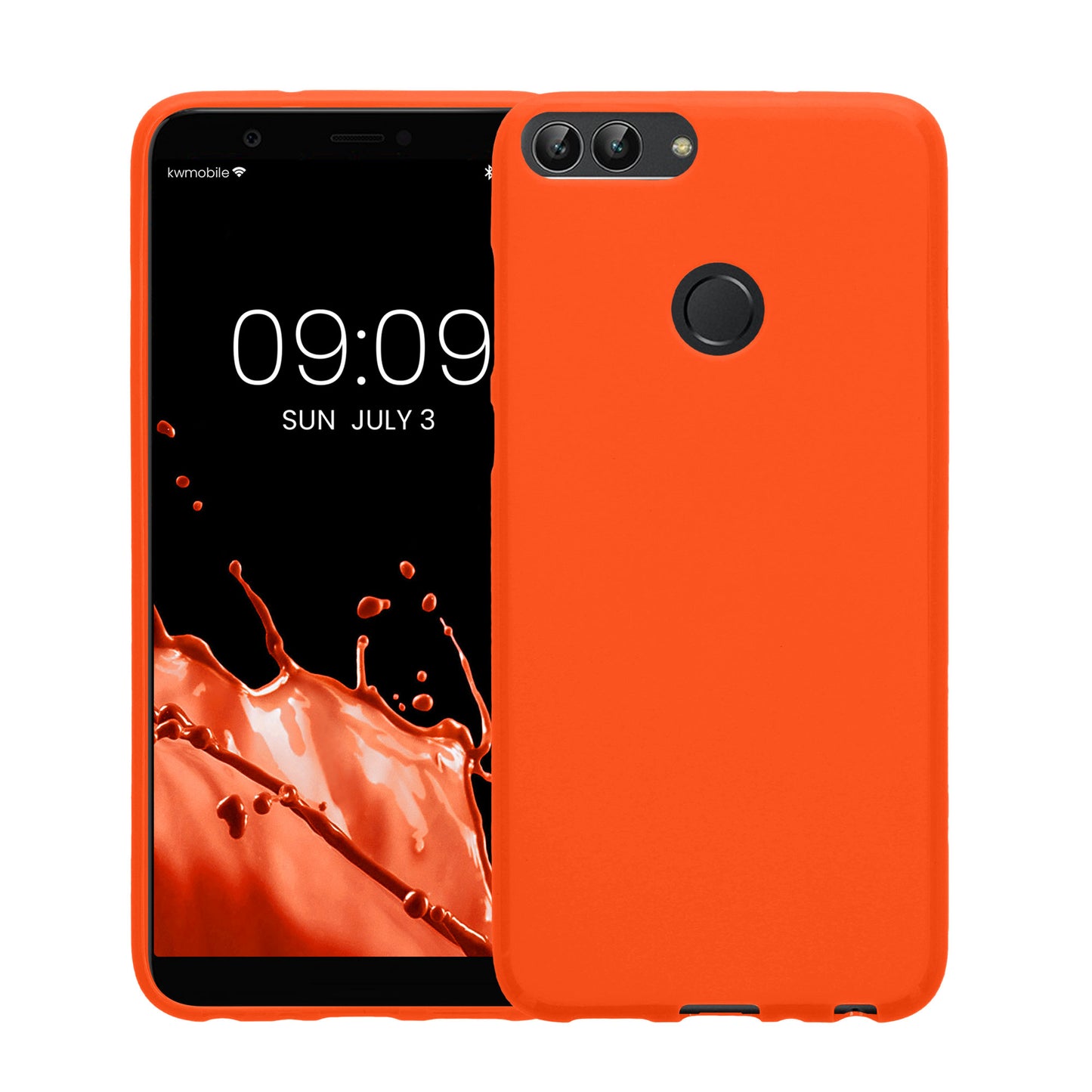 kwmobile Phone Case for Huawei Enjoy 7S / P Smart (2017) Case - Wireless Charging - Protective Cover