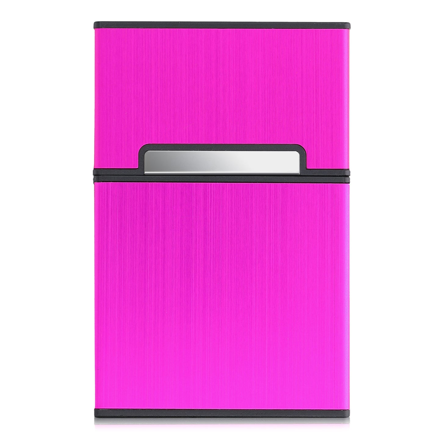 kwmobile Cigarette Case Cigarette Box Cover for Cigarettes with Magnetic Closure Aluminum Coating