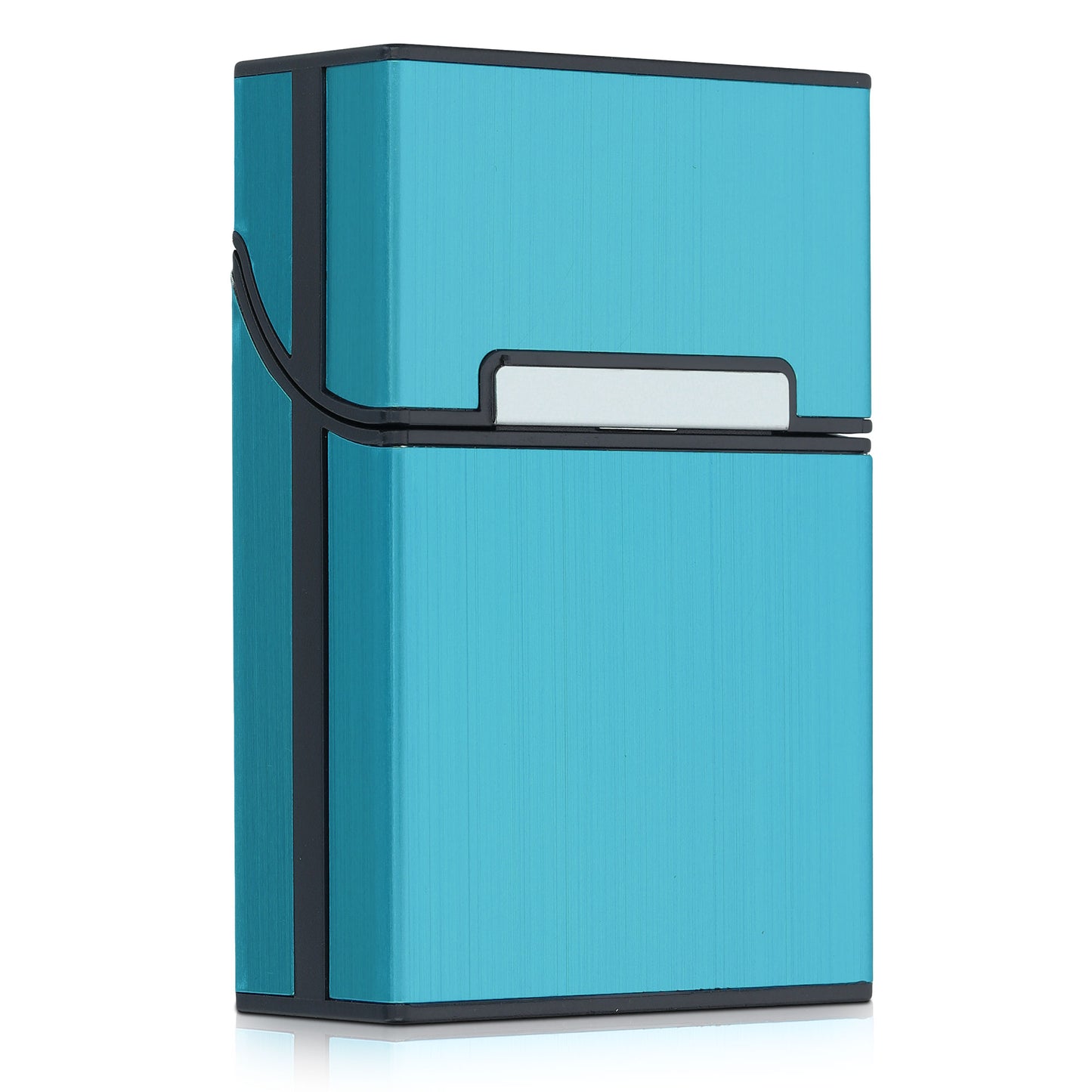 kwmobile Cigarette Case Cigarette Box Cover for Cigarettes with Magnetic Closure Aluminum Coating