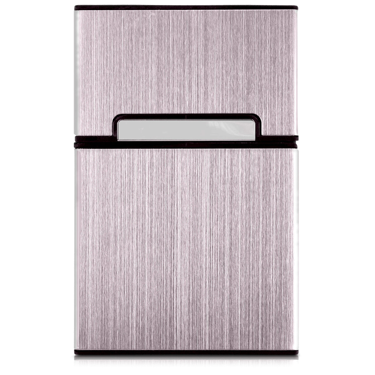 kwmobile Cigarette Case Cigarette Box Cover for Cigarettes with Magnetic Closure Aluminum Coating
