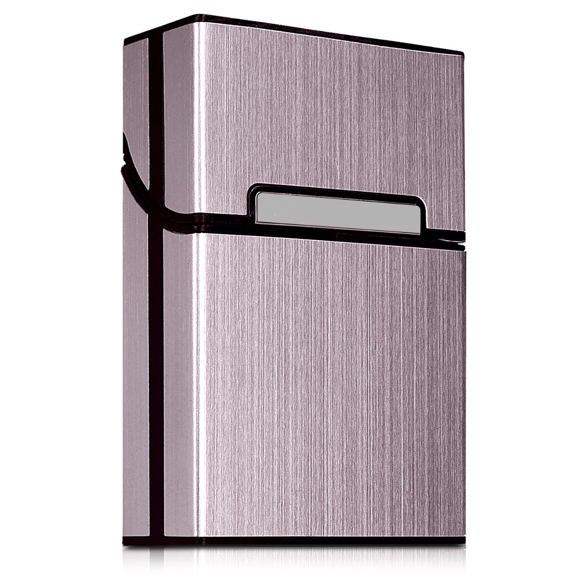 kwmobile Cigarette Case Cigarette Box Cover for Cigarettes with Magnetic Closure Aluminum Coating