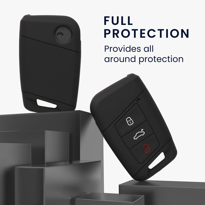 VW 3-Button (Keyless Go only) Silicone Car Key Cover