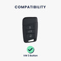 VW 3-Button (Keyless Go only) Silicone Car Key Cover