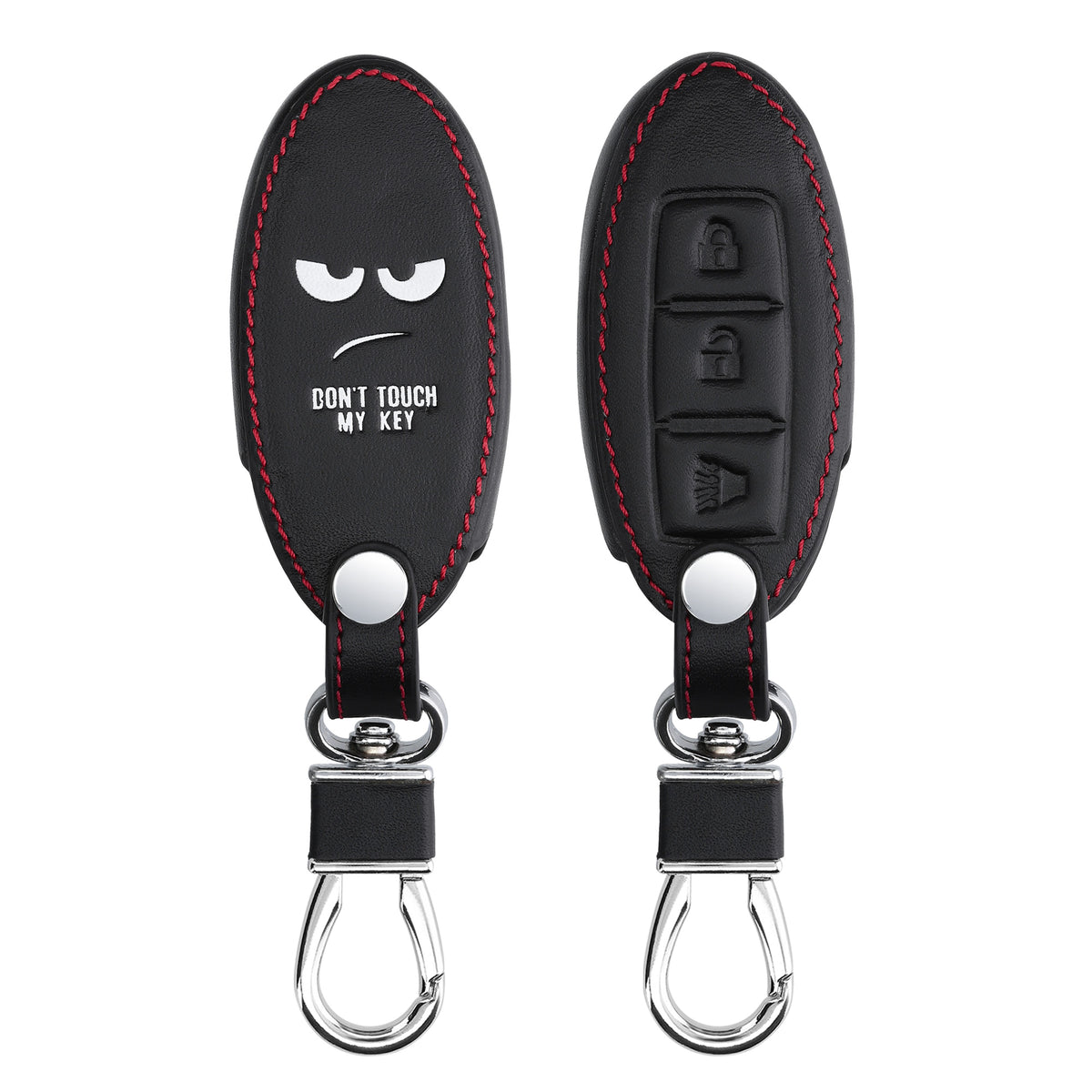 Nissan 3-Button Faux Leather Car Key Cover