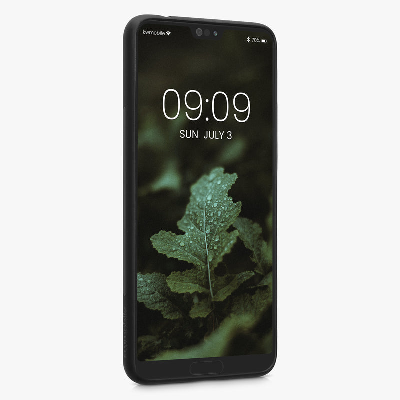 Huawei P20 Pro Shockproof Hard Case with TPU Bumper Walnut Wood