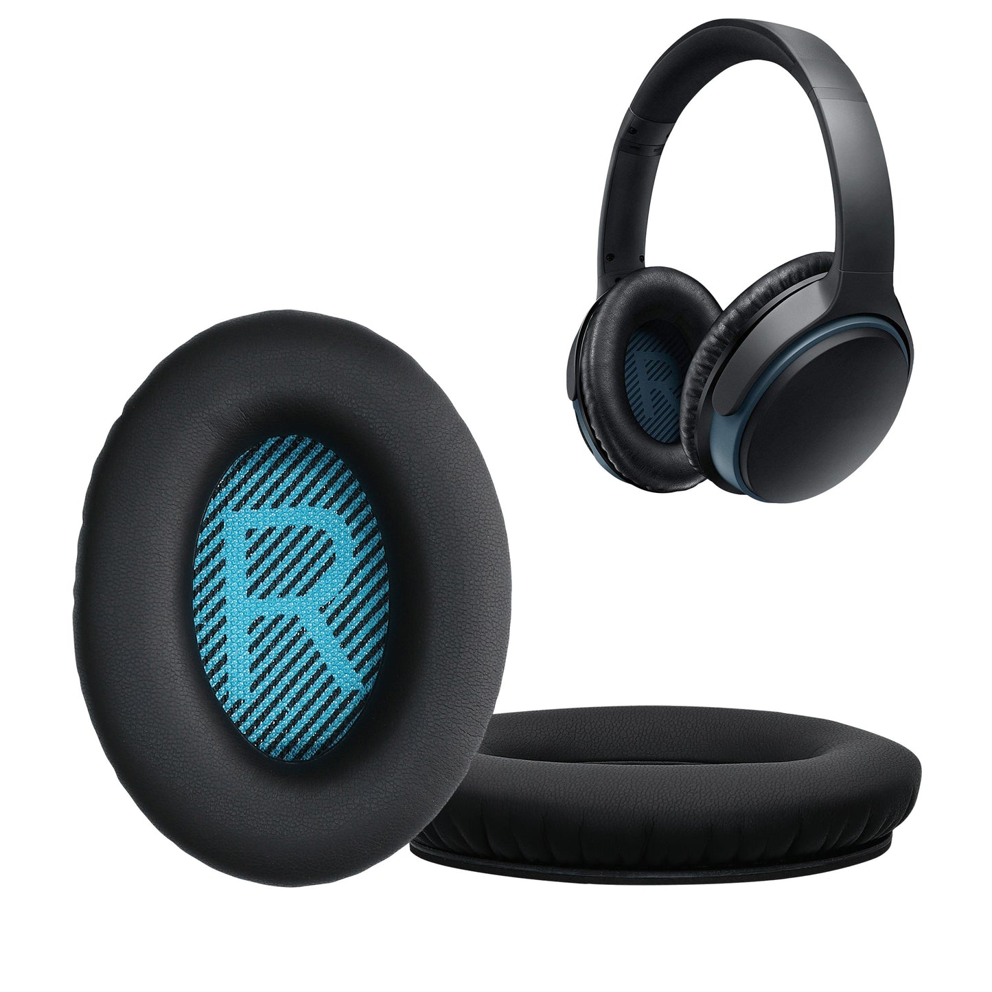 kwmobile Ear Pads for Bose Soundlink Around-Ear Wireless II Earpad Replacement Ear Pads Headphone Replacement Parts Headphone Replacement Cushions Over Ear Headphones