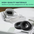 kwmobile Ear Pads for Sennheiser PX360 / MM550-X / MM450-X Ear Cushions Replacement Parts Headphone Earpads Over Ear Headphones