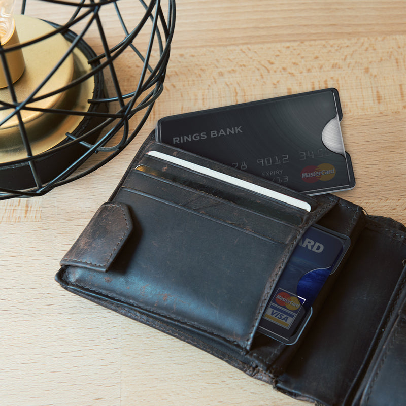 kwmobile 10x Kreditkarten Karten Schutzhülle - 10er Set Hülle für Kreditkarte EC-Karte Krankenkarte Kartenschutzhülle
