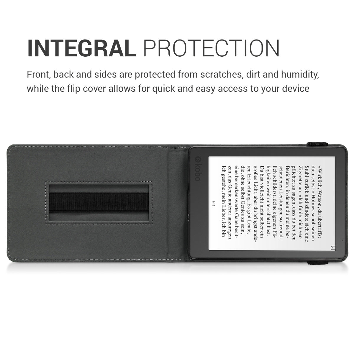 Kobo Aura Edition 2 eReader Case with Strap and Stand