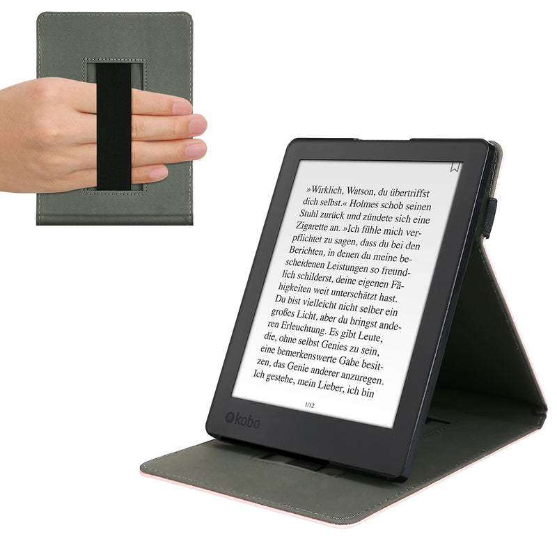 Kobo Aura H2O Edition 2 eReader Case with Strap and Stand