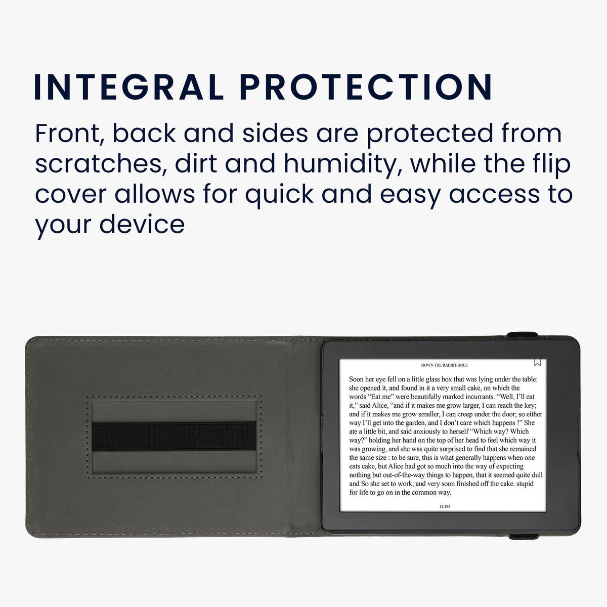 Kobo Aura H2O Edition 2 eReader Case with Strap and Stand