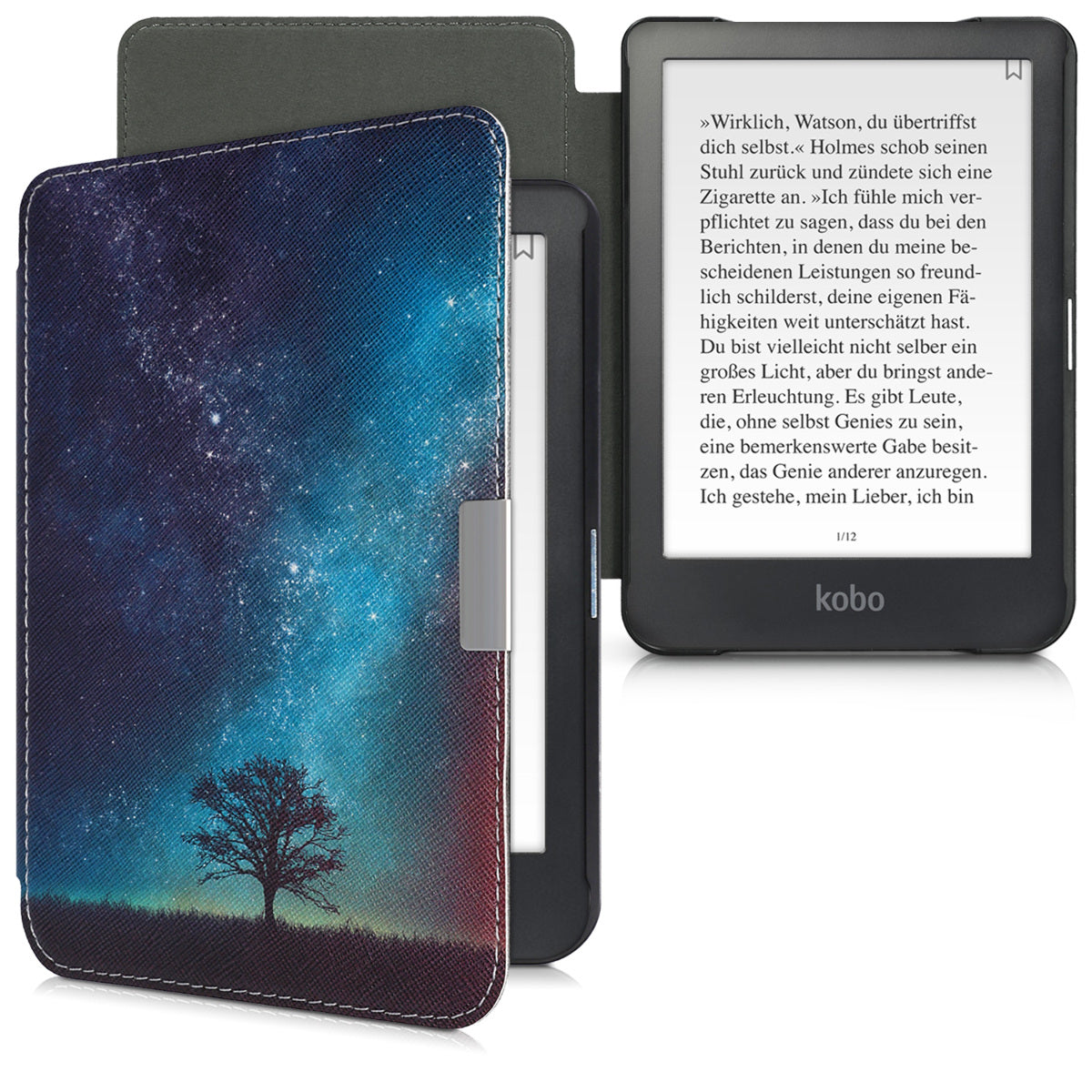 Kobo Clara HD with Auto Sleep eReader Flip Case
