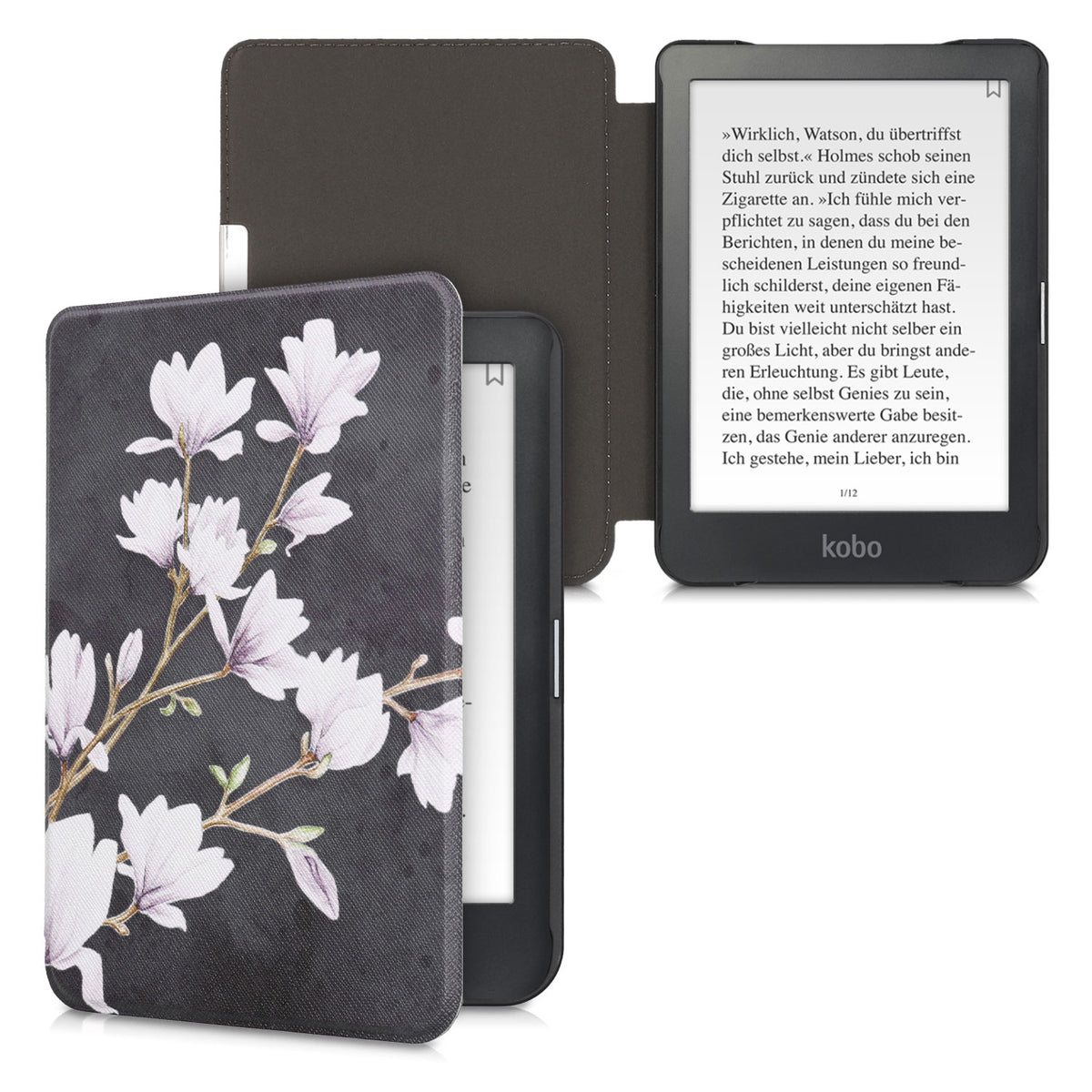 Kobo Clara HD with Auto Sleep eReader Flip Case