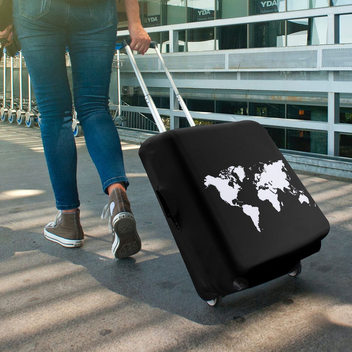 Elastic Suitcase Cover with Zipper Size L