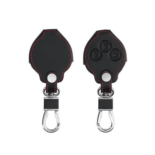 kwmobile Car Key Shell compatible with Smart 3-Button Remote Car Key