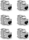 6x CAT 6A Keystone Module Shielded