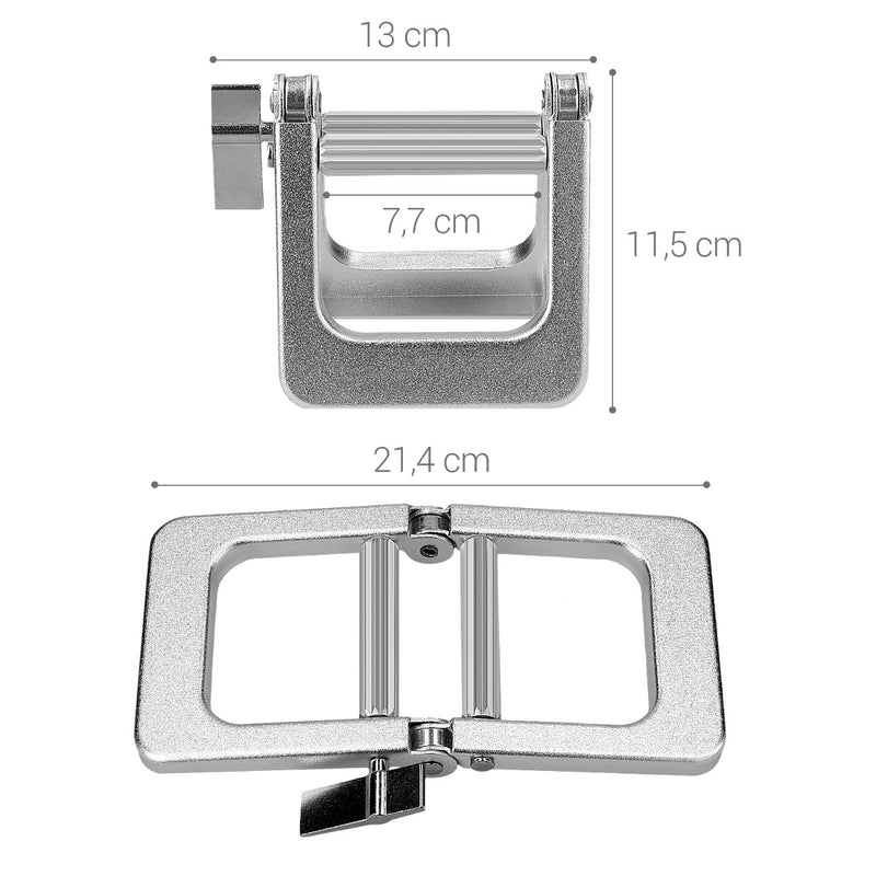 kwmobile Tubenquetscher Zahnpastaspender aus Metall - Tubenausdrücker Tubenpresse - Tubenquetscher für Alle