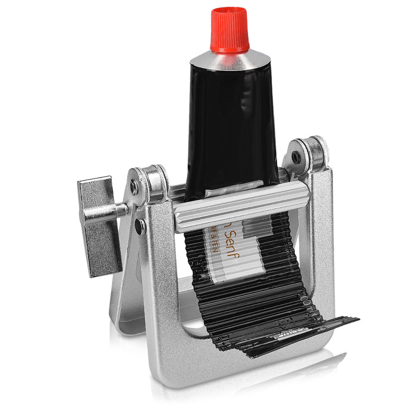 kwmobile Tubenquetscher Zahnpastaspender aus Metall - Tubenausdrücker Tubenpresse - Tubenquetscher für Alle - Tubenhalter Tube Squeezer - Tubenaufroller Toothpaste Squeezer Silber  [dsg01]