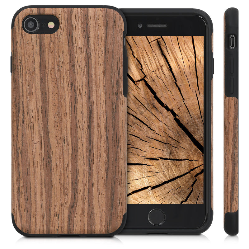 Apple iPhone SE (2022) / SE (2020) / 8 / 7 Back Cover Wood Grain