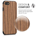 Apple iPhone SE (2022) / SE (2020) / 8 / 7 Back Cover Wood Grain