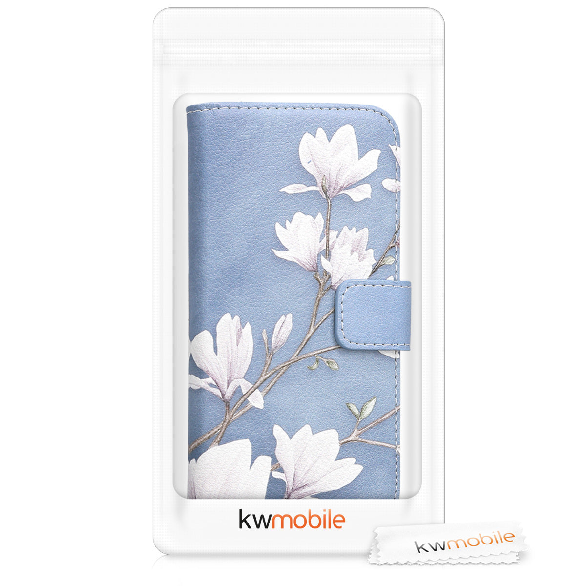 kwmobile Wallet Case Compatible with Samsung Galaxy A8 (2018) - Cover with Stand and Card Slots