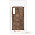 Huawei P20 Pro Shockproof Wood Hard Case with TPU Bumper Indian Sun