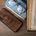 Huawei P20 Pro Shockproof Wood Hard Case with TPU Bumper Indian Sun