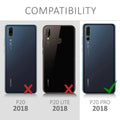 Huawei P20 Pro Shockproof Wood Hard Case with TPU Bumper Indian Sun