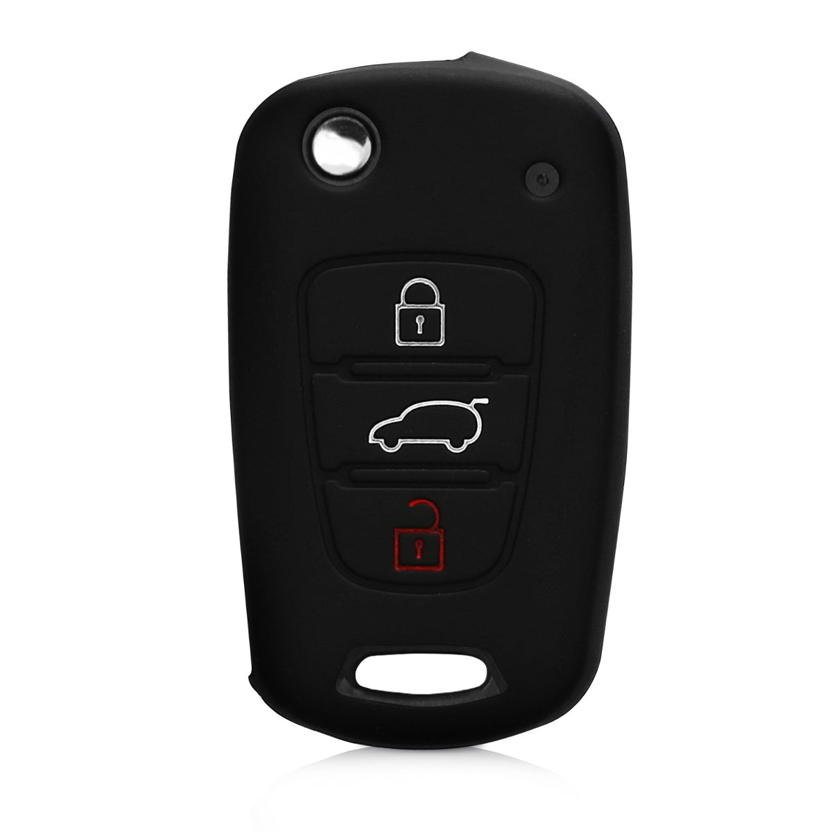 Silicone Car Key Cover for Hyundai 3-Button Flip Key Don't Touch My Key